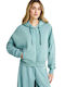 Women's Sweatshirt Cardigan Mineral Blue