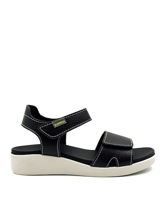 Slowwalk Sawi Willer Schwarze Leder Flache Damen Sandalen Slowwalk Sawi Willer Schwarze Leder Flache Damen Sandalen