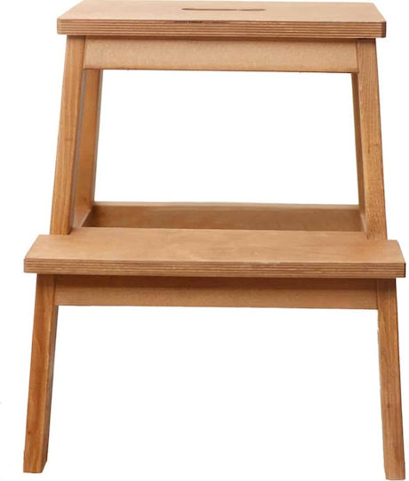 Douzenis Furniture Scări Treaptă Din Lemn Cu 1 Treaptă 37cm
