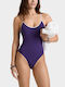 One Piece Swimsuit Purple