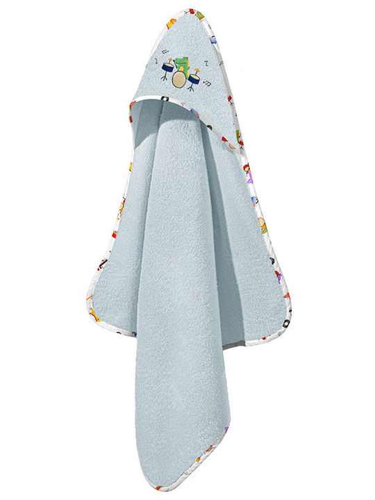 Guy Laroche Baby-Badetuch mit Kapuze Band Sky 7...