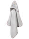 Guy Laroche Baby-Badetuch mit Kapuze Merida Rosa-Silber 75x75cm