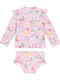 Little Dutch Costum de Baie pentru Copii Set Roz