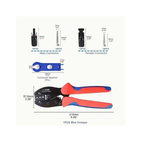 Crimping Pliers with Ratchet Mechanism
