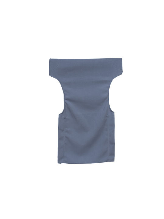 Politishome Director Chair Cover Made of Canvas Dark Grey 57x77cm