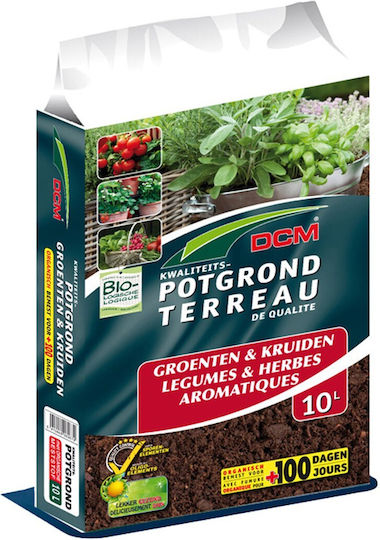 Organic Soil for Vegetables and Aromatic Plants 10 L Dcm