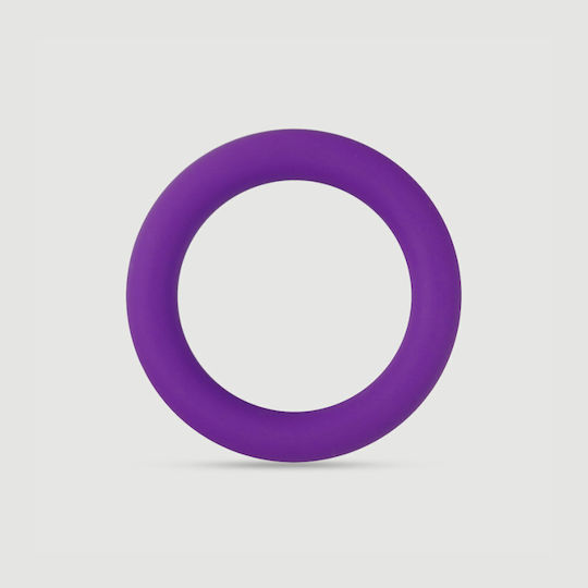 Men's Medium Silicone Purple Cock Ring