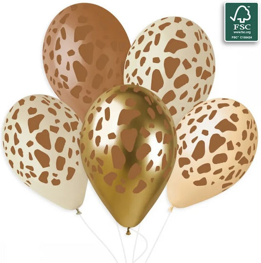 13" Luftballon Animal Print Giraffe 25 Stück