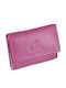 Deri Herrenbrieftasche Reise Mit RFID Rosa