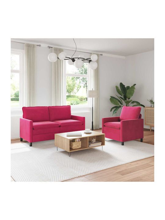 vidaXL Wohnzimmermöbel-Set 2-Sitzer & Sessel