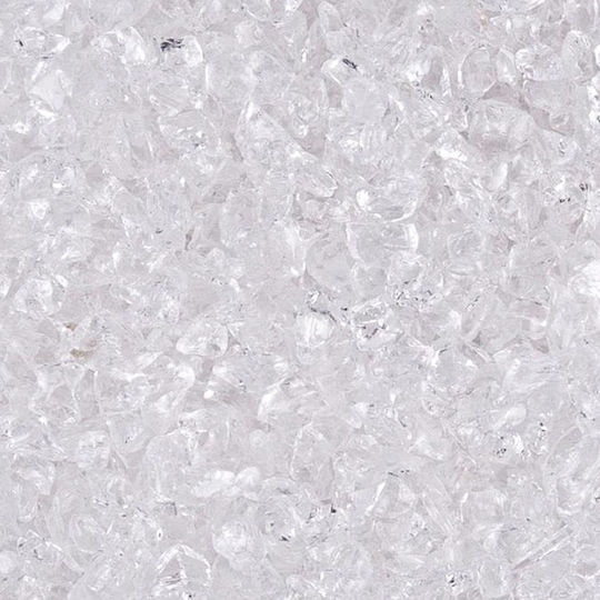 Glass Decorative Stones 2-4mm Transparent 200gr