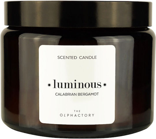 Calabrian Bergamot Herbal Aromatic Candle Lid 360gr Luminous Olphactory