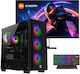 Vengeance Stealth-V55 Gaming Настолен Компютър (Ryzen 5-8400F/16GB DDR5/512GB SSD/GeForce RTX 5060/Без Операционна Система) и Монитор Xiaomi A27i