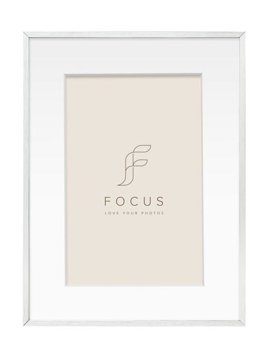 Focus Κορνίζα Ασημένια με Ασημί Πλαίσιο