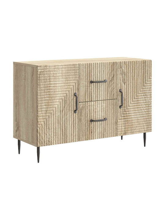 Wooden Sideboard with Drawers Sonoma Oak 89x34....