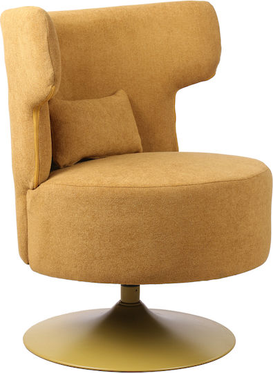 Scaun De Relaxare Canvas 72x68x86cm Galben Scaun De Relaxare Canvas 72x68x86cm Galben