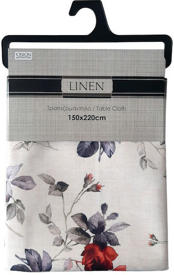 Ιόνιον Σετ Roses Πολύχρωμο 220x150εκ.