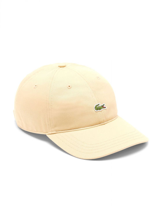 Lacoste Καπελο Baseball Logo Μπεζ