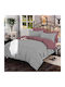 Marwa Set Cotton Duvet Cover 220x240cm Super King with 2 Pillowcases Multicolour