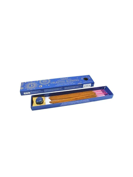 Goloka Home Fragrance Sticks Event Celestial Blessing Jasmine & Energy Boost Lapis Lazuli