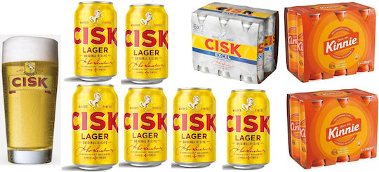Cisk Ποτήρι Μπύρας Γυάλινο 400ml
