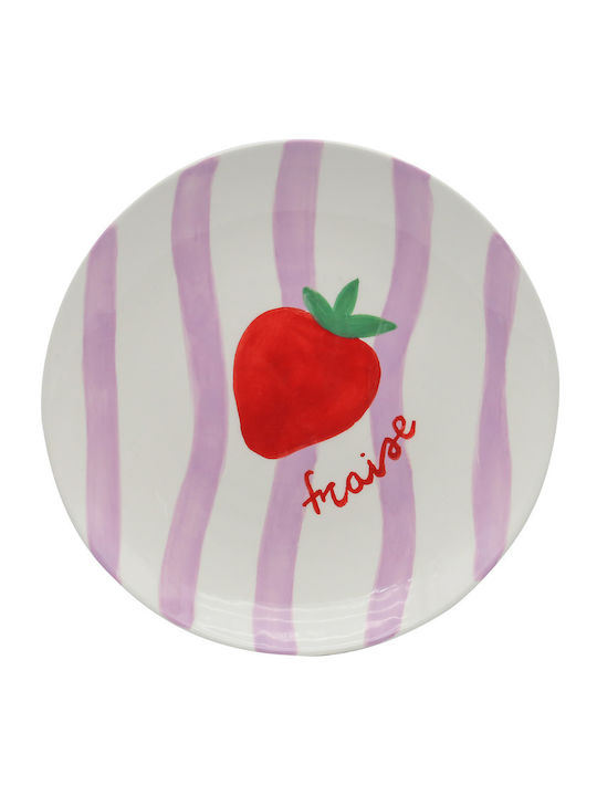 Que Rico Fraise Червена Пустинна Чиния