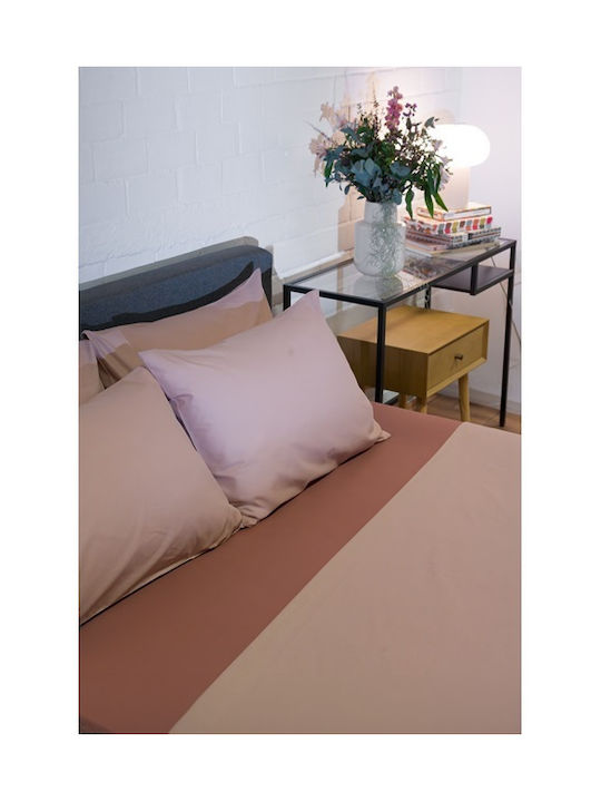 Viokarpet Bed Sheet Set Naf Naf Hue Taupe Amber King Size