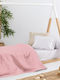 Palamaiki Babydecke Kinderbett Marcie Waffel Rosa 100x150cm