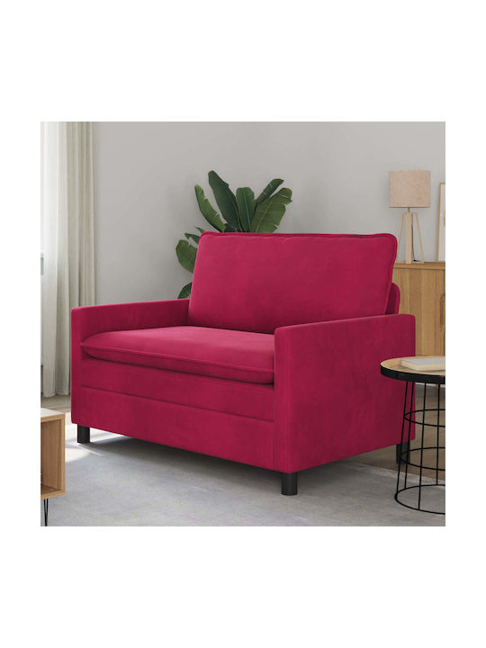 Doppelsitzer Samt Rotes 126x81x87,5cm