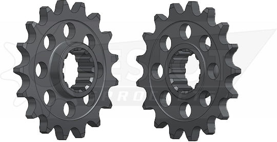 Esjot Steel Front Sprocket 525 Chain 17 Teeth Sport 50-29045-17s