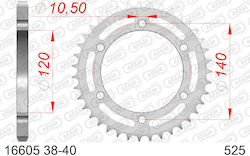 Afam Stahl Hinteres Ritzel 525 Kette Code 16605-40