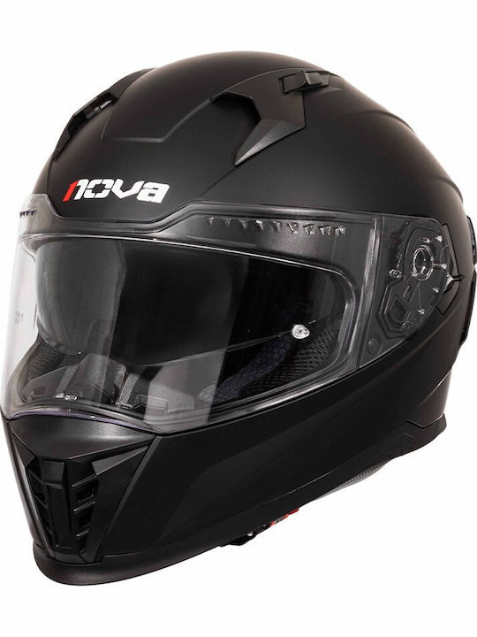 Nova Racing N340 Black Matt Κράνος Μηχανής Full...