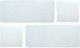 Acustico Set of Sound Absorbing Materials (4 Pieces) in White Color