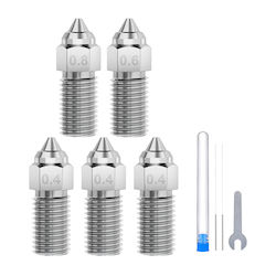 Σετ Ακροφυσίων Σκληρυμένο Χάλυβα Elegoo Neptune 4 4 Pro 0,4 Mm X3 0,6 Mm X1 0,8 Mm X1 Σετ Ακροφυσίων Σκληρυμένο Χάλυβα Elegoo Neptune 4 4 Pro 0,4 Mm X3 0,6 Mm X1 0,8 Mm X1