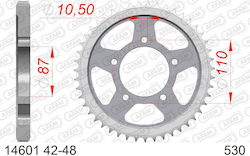 Afam Steel Rear Sprocket 530 Chain Code 14601-44