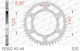 Afam Steel Rear Sprocket 520 Chain Code 16302-44