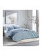 Lino Home Nuvet Σετ Σεντόνια Μονά 170x265εκ. Μπλε (3τμχ)