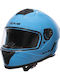 Nova FF802 Solid Gloss Blue Παιδικό Κράνος Μηχανής Full Face ECE 22.06 980gr
