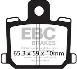 Ebc Motorradbremsbeläge Fa064 Satz 1 Scheibe
