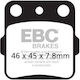 Ebc Mxs084 Off-road Racing Brake Pads Set 1 Disc