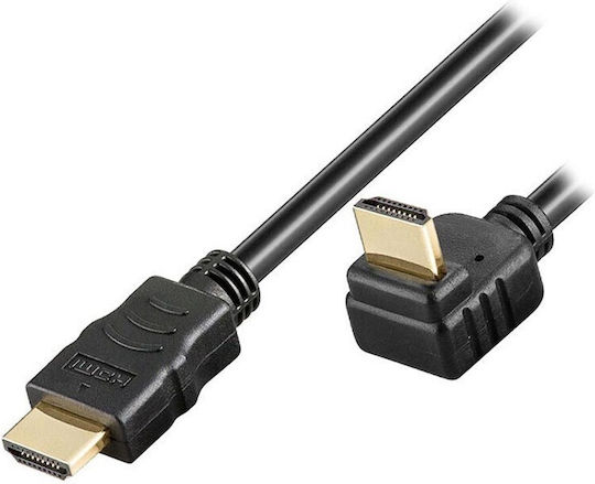 Techly Cable HDMI male - HDMI male 5m Μαύρο