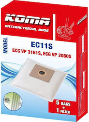 ECG Saci Pentru Aspiratoare 5 Bucăți Universal ECG Saci Pentru Aspiratoare 5 Bucăți Universal