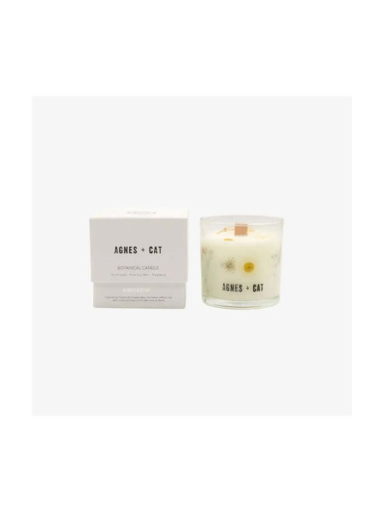Phos & Gaia Aromatic Soy Candle In Jar With Lavender Perfume