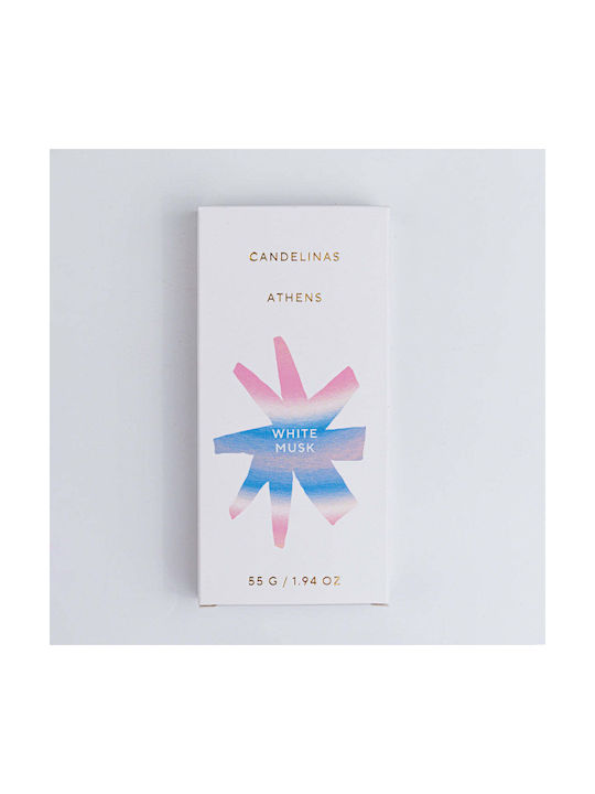 Candelinas White Musk Wax Melt Snap Bar 55g Φυτικό Αρωματικό Κερί