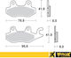 Pro-X Vorderseite Bremsbeläge Lt-r450 '06-11 Rechts + Yfz450 '04-09 Entsprechung Zu Ebc Fa165r