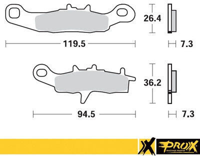 Plăcuțe Frână Față Prox Kx80 85 100 '97-20 + Rm85 '05-20 Echivalent Cu Ebc Fa258r