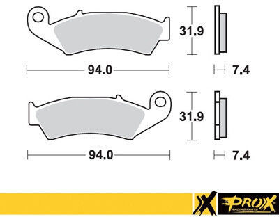 Prox Front Brake Pads Cr125 250 500 '87-94 Equivalent To Ebc Fa125r