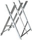 Călăreți Metalici Pliabili Material Galvanizat Tăiere Lemn 80x80x79 Cm Greutate Maximă De Încărcare 150 Kg