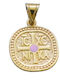 Gatsa Pendant Kids Charm Constantine Coin Gold 9K F0093