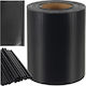 Bandă Decorativă Pentru Gardă Vie Zola 25 Cleme Incluse Durabil Pvc 450g/m2 19 X 3500 Cm Gri Antracit